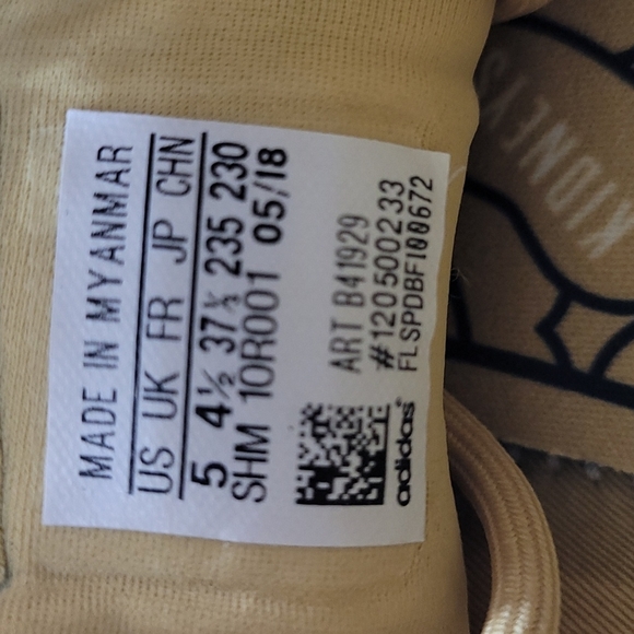 Adidas X Pharrell Williams Tennis HU Dip-Dye Sneakers Art B41929 - Picture 9 of 9